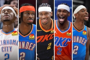 本赛季77胜？雷霆此前四季胜场逐年暴涨：24胜→40胜→57胜→68胜