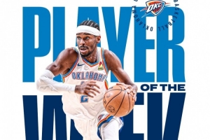 发挥神勇！骑士&雷霆分别晒出米切尔&亚历山大周最佳海报！