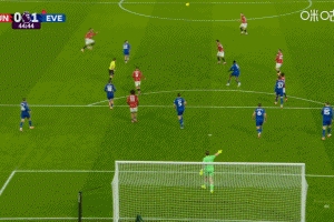 差一点！B费大力远射，被皮克福德飞扑挡出