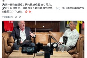 摩根：采访C罗已经成为年度收视率最高的体育访谈 