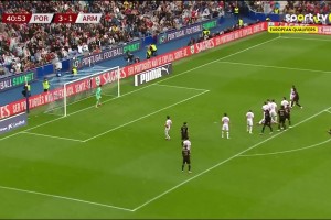 B费架炮内维斯不停球远射破门，葡萄牙3-1亚美尼亚