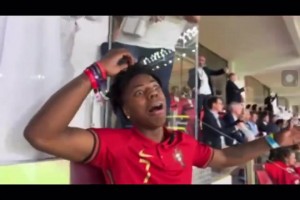 痛彻心扉！名场面：目睹葡萄牙世界杯出局，甲亢哥直接哭了起来！