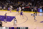 高质量掩护！奥利尼克1挡2卡斯尔空位三分洞穿篮心