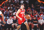 火箭半场46-55落后魔术，杜兰特15分谢泼德10分
