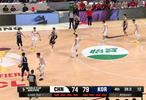 连续浪费机会！中国男篮关键时刻被韩国连抢三个前场板！